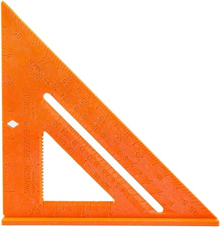 Swanson Tool T0118 Speedlite Square, Orange