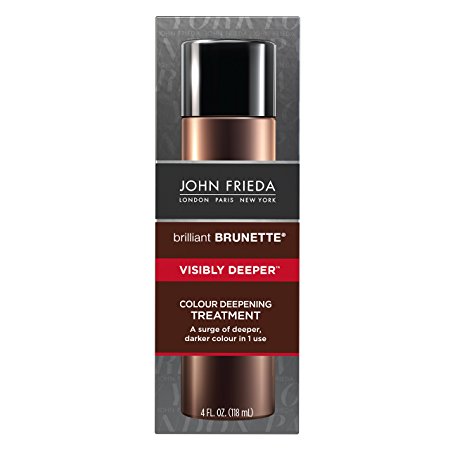 John Frieda Brilliant Brunette Visibly Deeper Colour Deepening Treatment, 4 Ounce