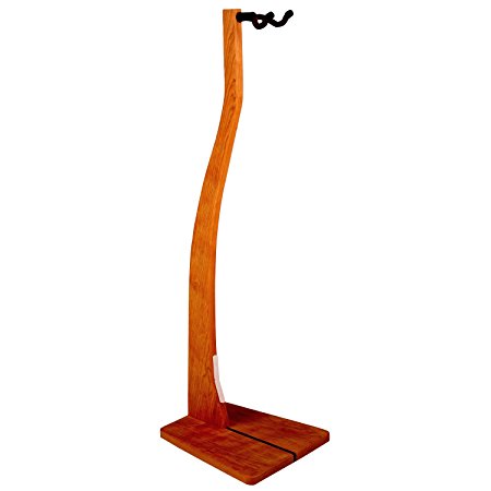 So There Wooden Guitar Stand - Handcrafted Solid Cherry Wood Floor Stands Best for Acoustic, Electric and Classical Guitars, Made in USA