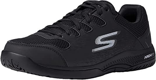 Skechers Men's Viper Court-Athletic Indoor Outdoor Pickleball Shoes with Arch Fit Support Sneaker