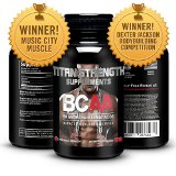 Top BCAA Branched Chain Amino Acids - 180 High Strength Capsules for Lean Muscle Growth Rapid Muscle Recovery and Increased Fat Burn - Most potent ratio of L-Leucine L-Isoleucine and L-Valine available - Made in The USA - Guaranteed results or your money back