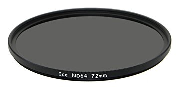 ICE 72mm ND64 Filter Neutral Density ND 64 72 6 Stop Optical Glass