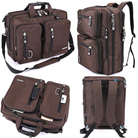 FreeBiz 15 Inches Laptop Bag Briefcase Backpack Carry 15.6 Inch Computer Notebook for Mens Womens