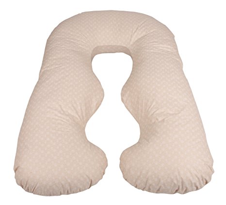 Leachco Back N Belly Chic Body Pillow Replacement Cover - Beige Swirl