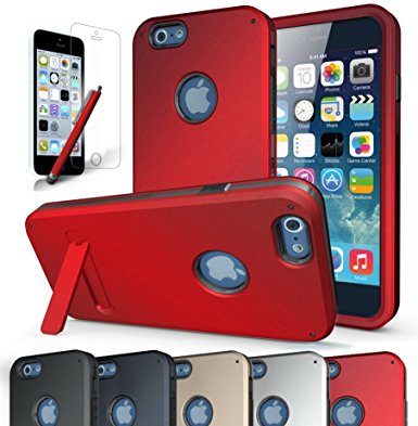 iPhone 6S Plus Case / iPhone 6 Plus Case, CINEYO(TM) heavy Duty Rugged Hybrid Tri Layer Armor Case with Kickstand (Apple iPhone 6S Plus Case / iPhone 6 Plus - 5.5" case)