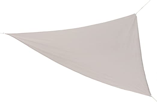 Coolaroo Shade Sail, Triangle, Ready to Hang Shade Sail, 16'5", Pebble