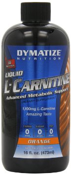 Dymatize Nutrition Liquid L-Carnitine 1100 Orange 16 Ounce