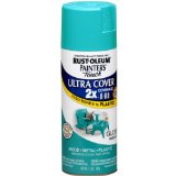 Rust-Oleum Corporation Painters Touch 267116 Ultra Cover 2X Gloss Spray Paint 12-Ounce Seaside