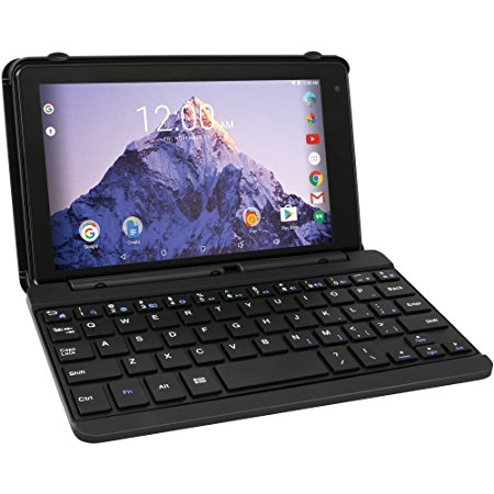 RCA Voyager Pro 7" 16GB Tablet with Keyboard Case Android 6.0 (Marshmallow) in CHARCOAL