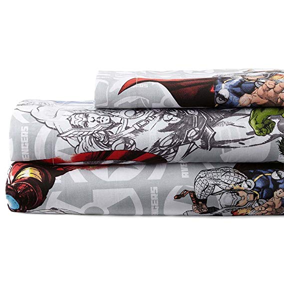 Marvel Avengers Classic Sheet Set, Twin