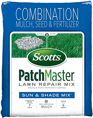 Scotts PatchMaster Lawn Repair Mix - Sun and Shade Mix, 4.75-Pound (Grass Seed Mix)