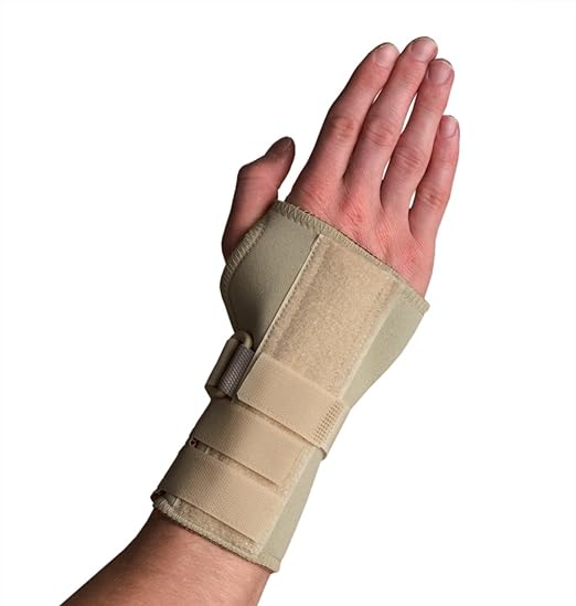 Thermoskin Wrist Braces, Wrist-Hand Brace With Dorsal Stay, Left, XX-Large