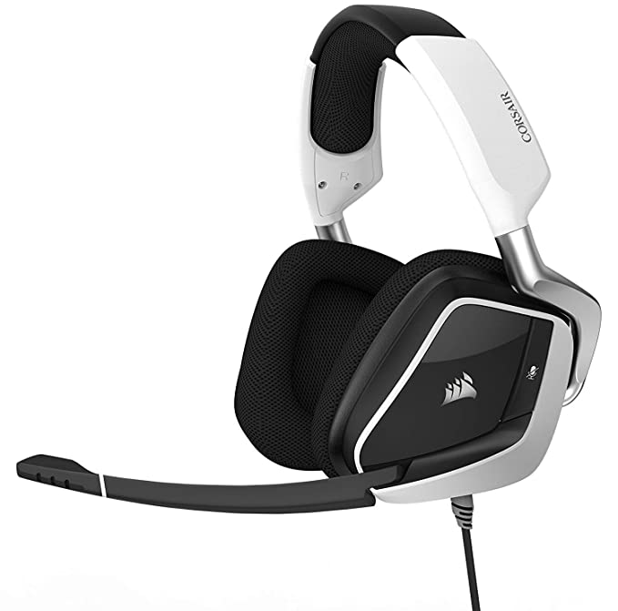 CORSAIR Void PRO RGB USB Gaming Headset - Dolby 7.1 Surround Sound - White