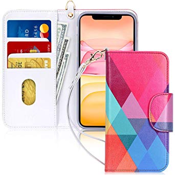 FYY Case for iPhone 11 Pro 5.8", [Kickstand Feature] Luxury PU Leather Wallet Case Flip Folio Cover with [Card Slots] and [Note Pockets] for Apple iPhone 11 Pro 5.8 inch Dream Block