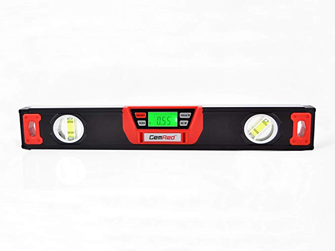 GemRed Digital Level Angle Slope Measure(YD-I Level with Magnets 400mm)