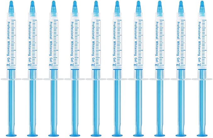 VASLON 10 Pack(3ml) Teeth Whitening Gel,35% Carbamide Peroxide, Effective, Painless, No Sensitivity, Travel Friendly, Easy to Use, Beautiful White Smile, Natural Mint Flavor Teeth Whitening,