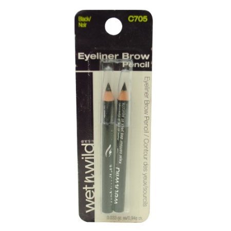 Wet n Wild Twin Eyeliner Pencils C705 Black