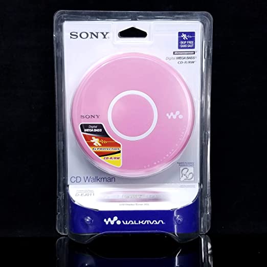 Sony DEJ011 Portable Walkman CD Player (Pink)