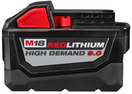 Milwaukee 48-11-1890 M18 REDLITHIUM HIGH DEMAND 18V 9.0 Ah Lithium-Ion Battery Pack