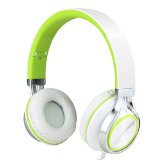 Sound Intone Ms200 Stereo Headsets Strong Low Bass Headphones Earbuds for Smartphones Mp34 Laptop Computers Tablet Macbook Folding Gaming Earphones Whitegreen