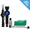 Brush Hero Wheel Brush, Premium Water-Powered Turbine for Rims, Engines, Bikes, Equipment, Furniture and More - As Seen on Shark Tank (Mega Gift Set)