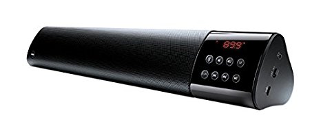 iSound Bassonix Wireless, Rechargeable Stereo Speaker (Black)