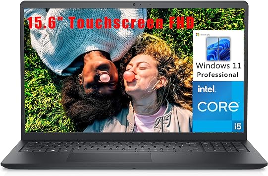 Dell Inspiron 15 3520 15.6" Touchscreen FHD Business Laptop Computer, Intel Quad-Core i5-1135G7 (Beat i7-1065G7), 8GB DDR4 RAM, 256GB PCIe SSD, 802.11AC WiFi, Bluetooth, Carbon Black, Windows 11 Pro