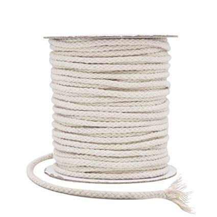 Tenn Well 5mm Macrame Cord, 165Feet Natural Cotton Twine String for Plant Hangers Wall Hangings Dream Catchers DIY Crafts