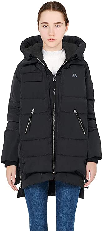 MUBYTREE Winter Coats Women Down Jacket Hooded Jacket Quilted Coat Winter