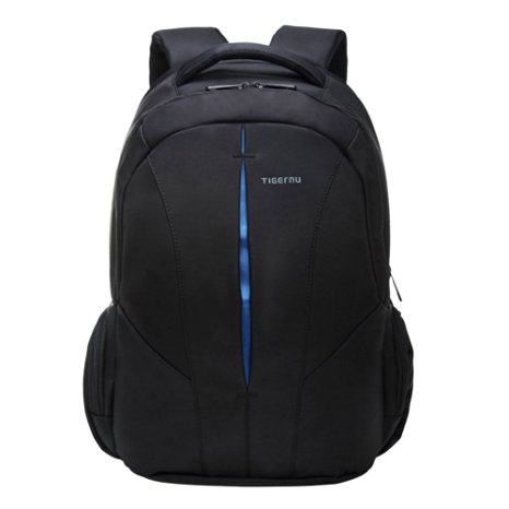 Kopack Laptop Backpack Slim Computer Travel Bag Anti Theft Water Resistant Up To 15.6Inch Black
