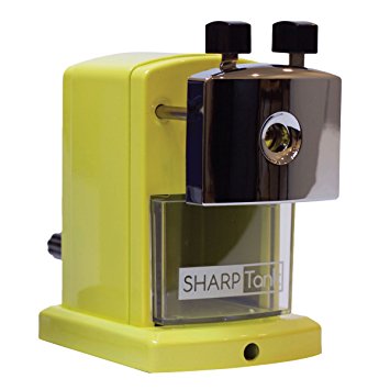 SharpTank Portable Pencil Sharpener (Honey Bee) | Compact & Quiet Classroom Sharpener That Gets Straight to the Point!
