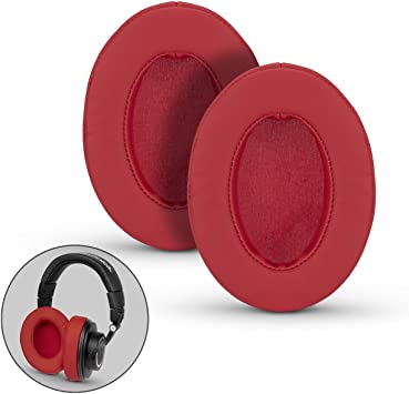 Brainwavz Replacement Memory Foam Earpads for Large Over the Ear Headphones, Red