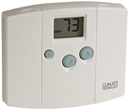 Supco 43054 Electronic Digital Wall Thermostats with Blue Back Light, 45 to 95 Degree F, 20-30 VAC