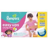 Pampers Easy Ups Training Pants Size 2T3T Value Pack Girls Diapers 100 Count