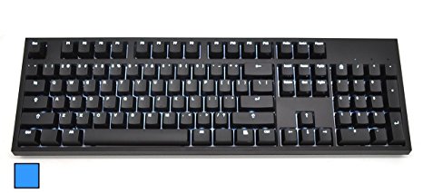 CODE 104-Key Illuminated Mechanical Keyboard with White LED Backlighting - Cherry MX Blue