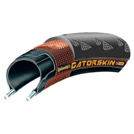 Continental Gatorskin Bicycle Tire 700x23 Wire Beaded Black