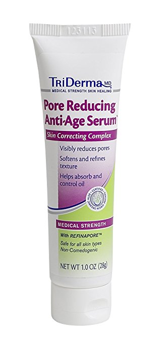 TriDerma Pore Reducing Anti-Age Serum, Reduces Appearance of Pores & Helps Control Oil (1 oz)