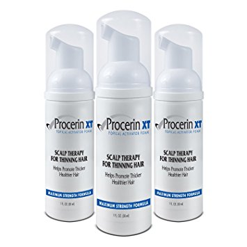 Procerin Hair Loss Foam (No Minoxidil) - Maximum Strength DHT Blocking Formula - Clinically Proven to Combat Baldness & Receding Hairline