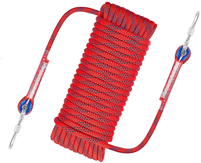 Awroutdoor Climbing Rope - 10M 20M Home Fire Emergency Escape Rock Climbig Rope,10.5mm Multifunctional Cord Safety Rope for Climbing, Camping, Hiking, Boating, Fishing, Caving, Engineering, Expansion