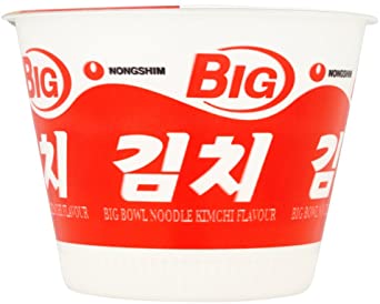 Nong Shim Spicy Kimchi Flavour Noodles Big Bowl, 112g