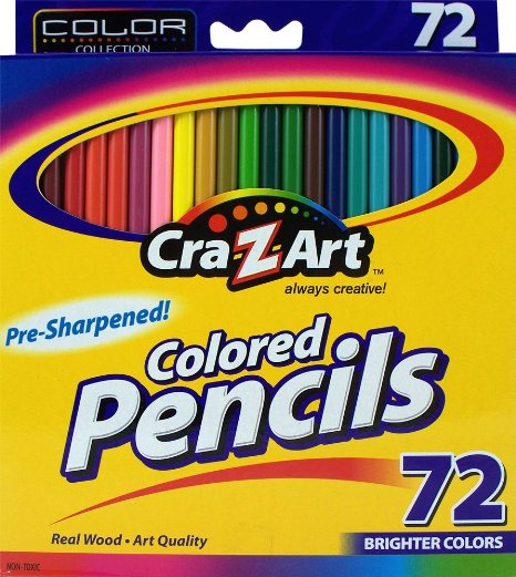 Cra-Z-art Colored Pencils 72 Count 10402
