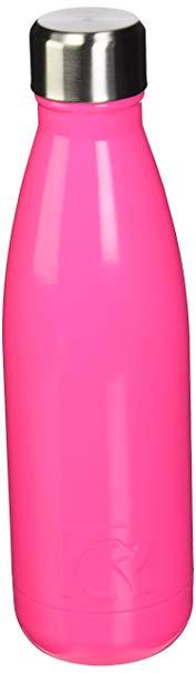 RTIC Double Wall Vacuum Insulated Water Bottle, 17 oz, Pink