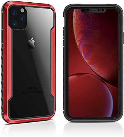 iPhone 11 Pro Max Case, Military Grade Drop Tested Protective Case for Apple iPhone 11 Pro Max 6.5 Inch (2019) (Red)