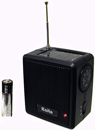 Kaito SB-1059 Mini Hand Crank AM/FM Weather Radio, Black