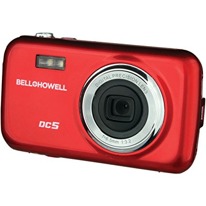 Bell Howell DC5-R 5MP Digital Camera with 1.8-Inch LCD (Red)