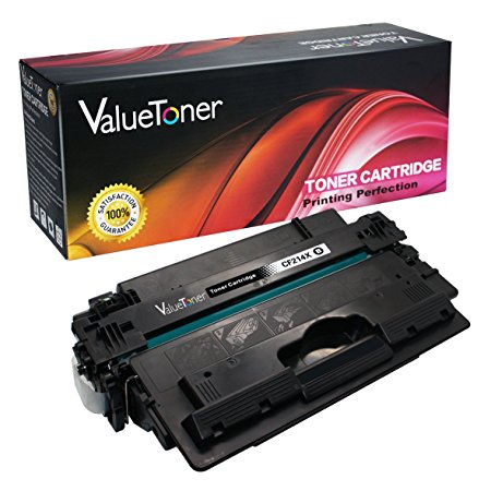 ValueToner Compatible Toner Cartridge Replacement for Hewlett Packard HP 14X High Yield (1 Black) CF214X Compatible With LaserJet 700 M712dn M712n M712xh M725z  MFP M725dn MFP M725f MFP M725z Printer