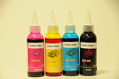 INKXPRO Brand XPRO series 4 X 100ml Professional Ultra True Color Photo Dye ink refills for workforce WF printers and Eco-Tank printers