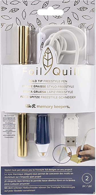 We R Memory Keepers Bold Tip Foil Quill Pen, 2 Count