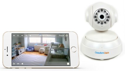 ComfortCam Baby Monitor - Remote Viewing Baby Camera via Wifi Secure Stream to Your Device iPhone or Android No Subscription  Stay Connected to Your Baby