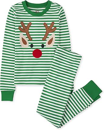 The Children's Place Baby and Kids', Sibling Matching, Holiday Pajama Sets, Cotton